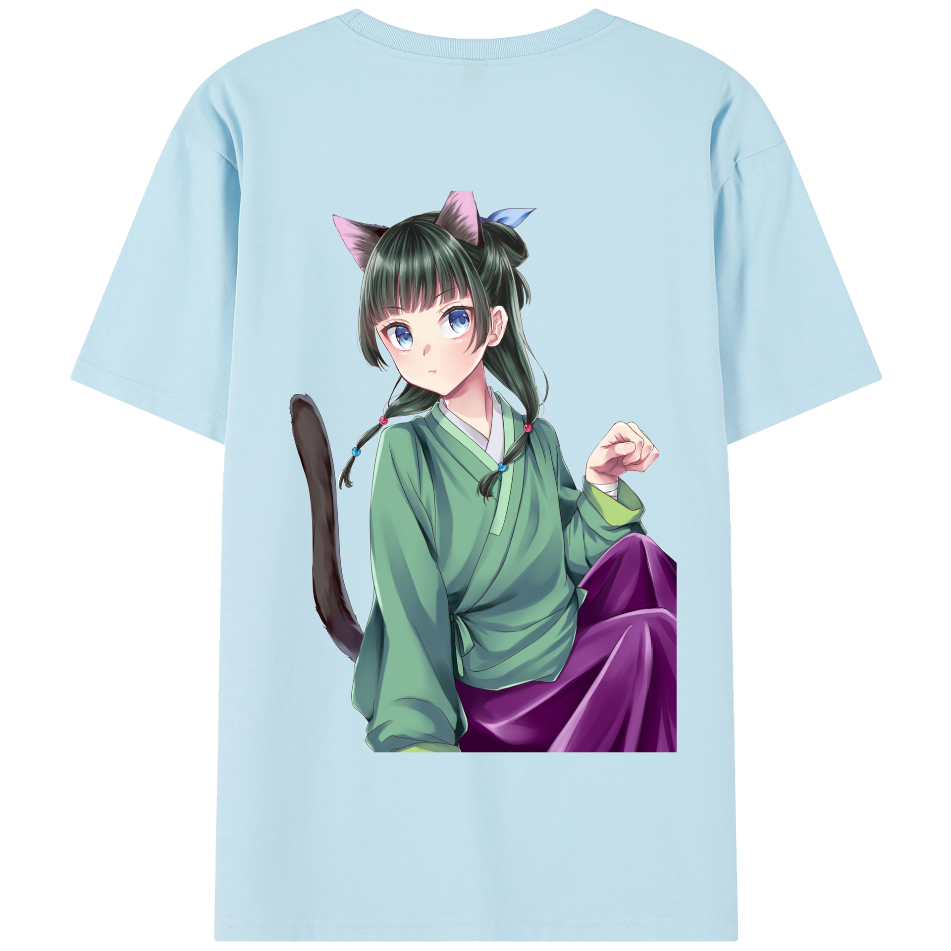 （画像用） 薬屋のひとりごと The Apothecary Diaries 綿100％半袖Tシャツ（背面プリント）